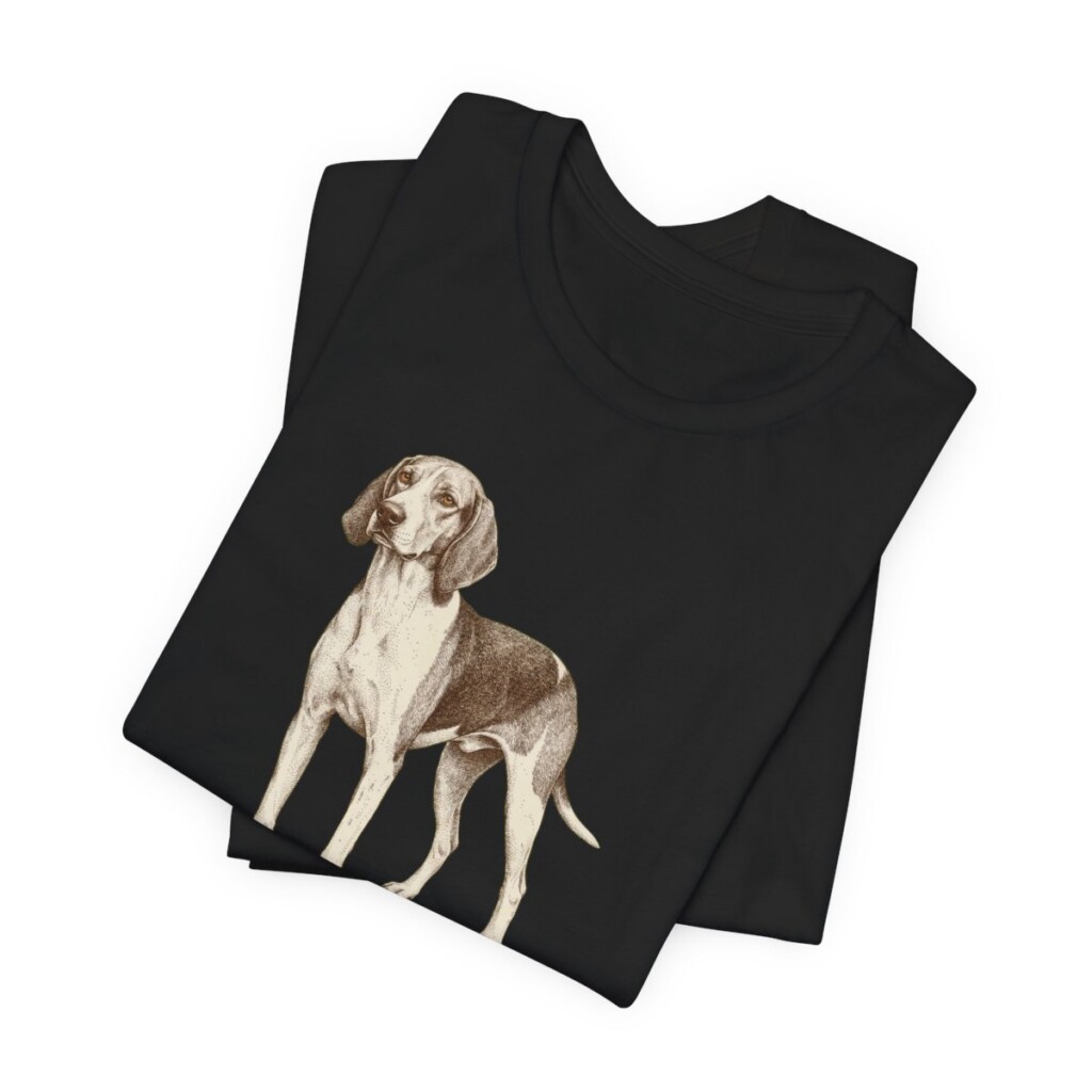 Treeing Walker Coonhound Humor Shirt, Vintage Dog Sketch Tee, Dog Humor Gift