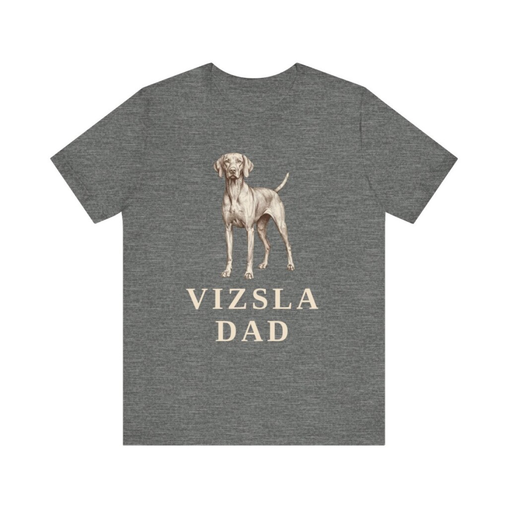 Vizsla Dad Shirt, Vintage Dog Sketch Tee, Dog Dad Gift