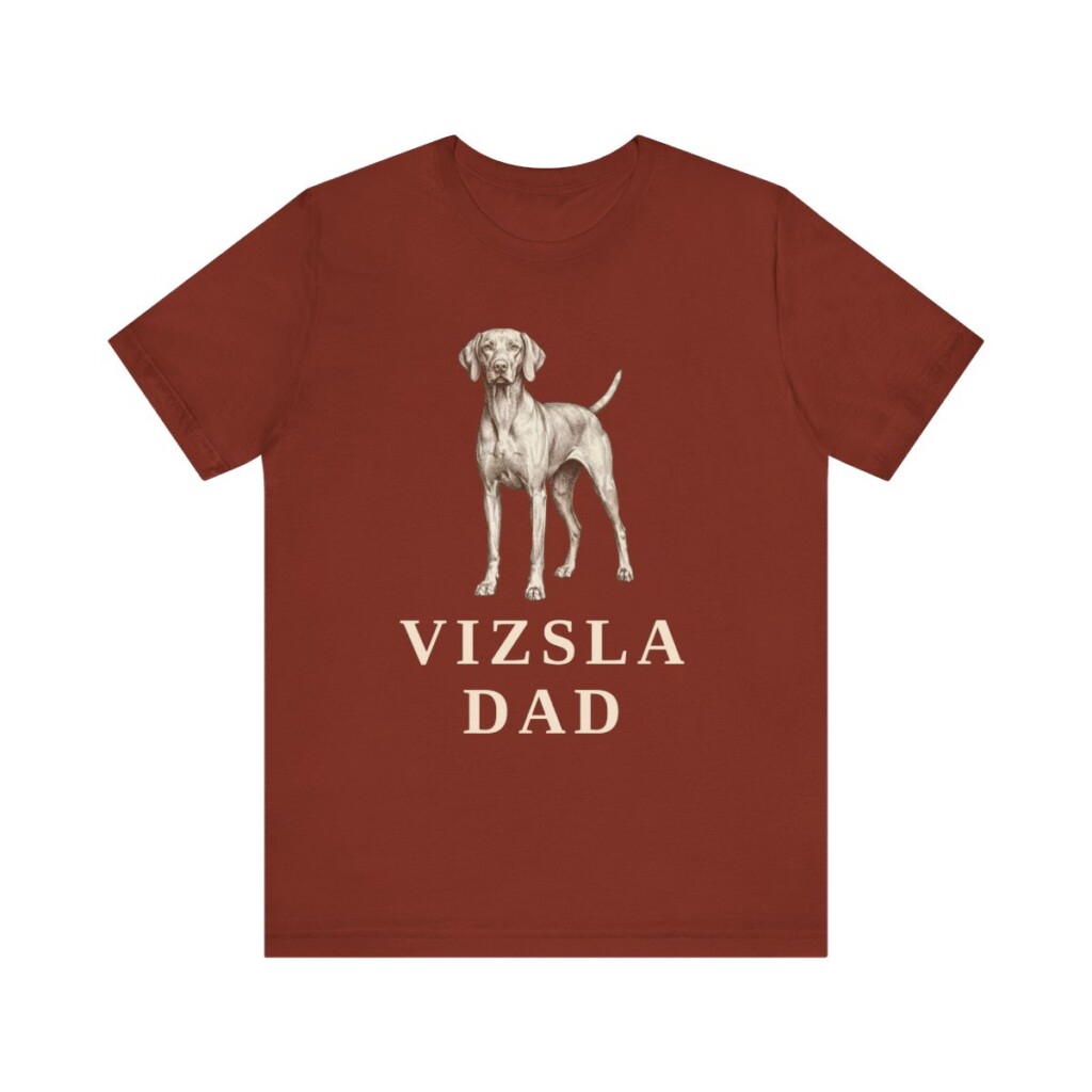 Vizsla Dad Shirt, Vintage Dog Sketch Tee, Dog Dad Gift