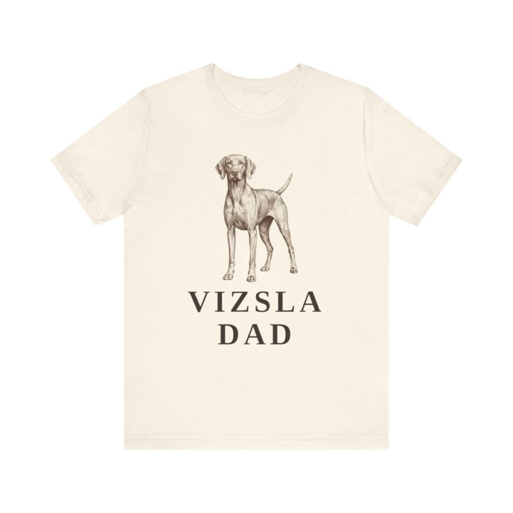 Vizsla Dad Shirt, Vintage Dog Sketch Tee, Dog Dad Gift