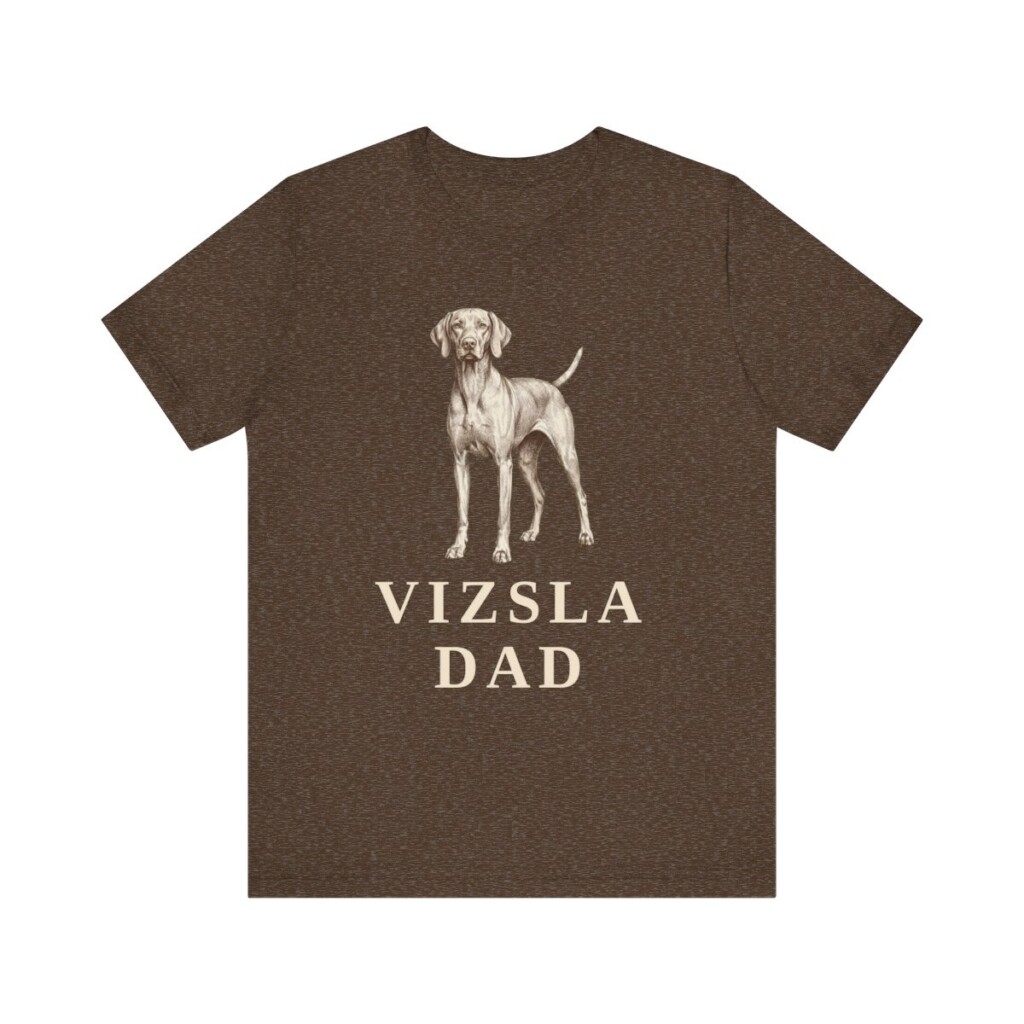 Vizsla Dad Shirt, Vintage Dog Sketch Tee, Dog Dad Gift