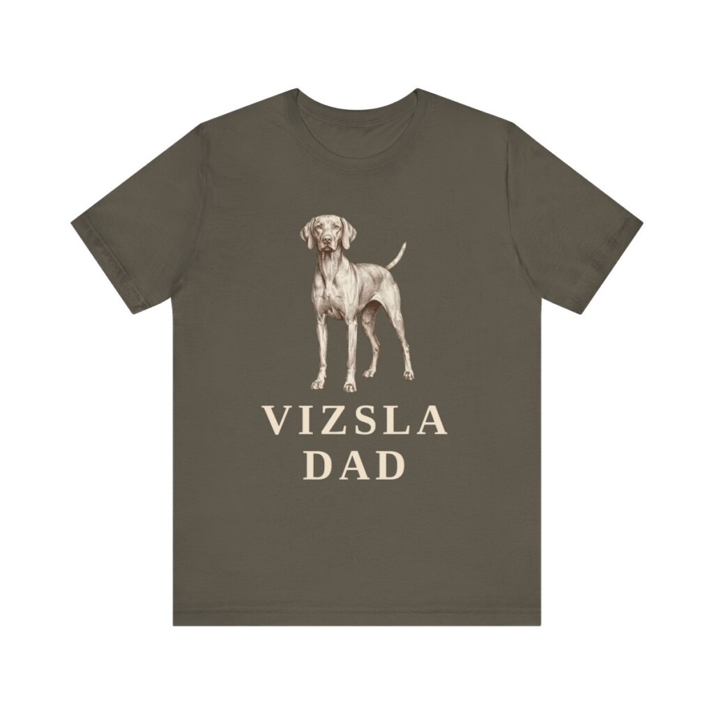 Vizsla Dad Shirt, Vintage Dog Sketch Tee, Dog Dad Gift