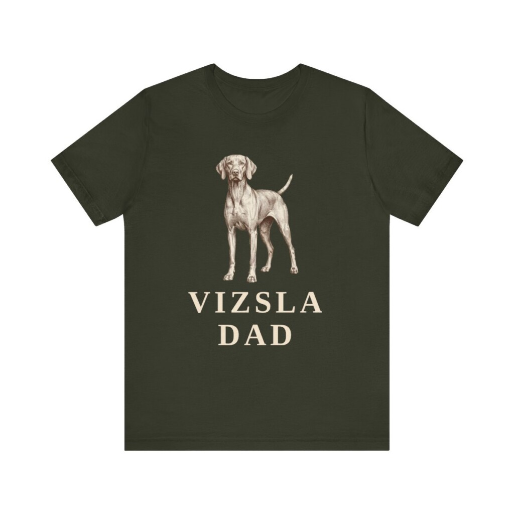 Vizsla Dad Shirt, Vintage Dog Sketch Tee, Dog Dad Gift