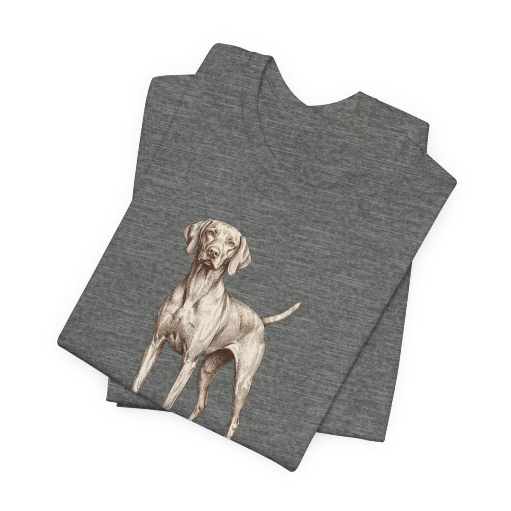 Vizsla Dad Shirt, Vintage Dog Sketch Tee, Dog Dad Gift