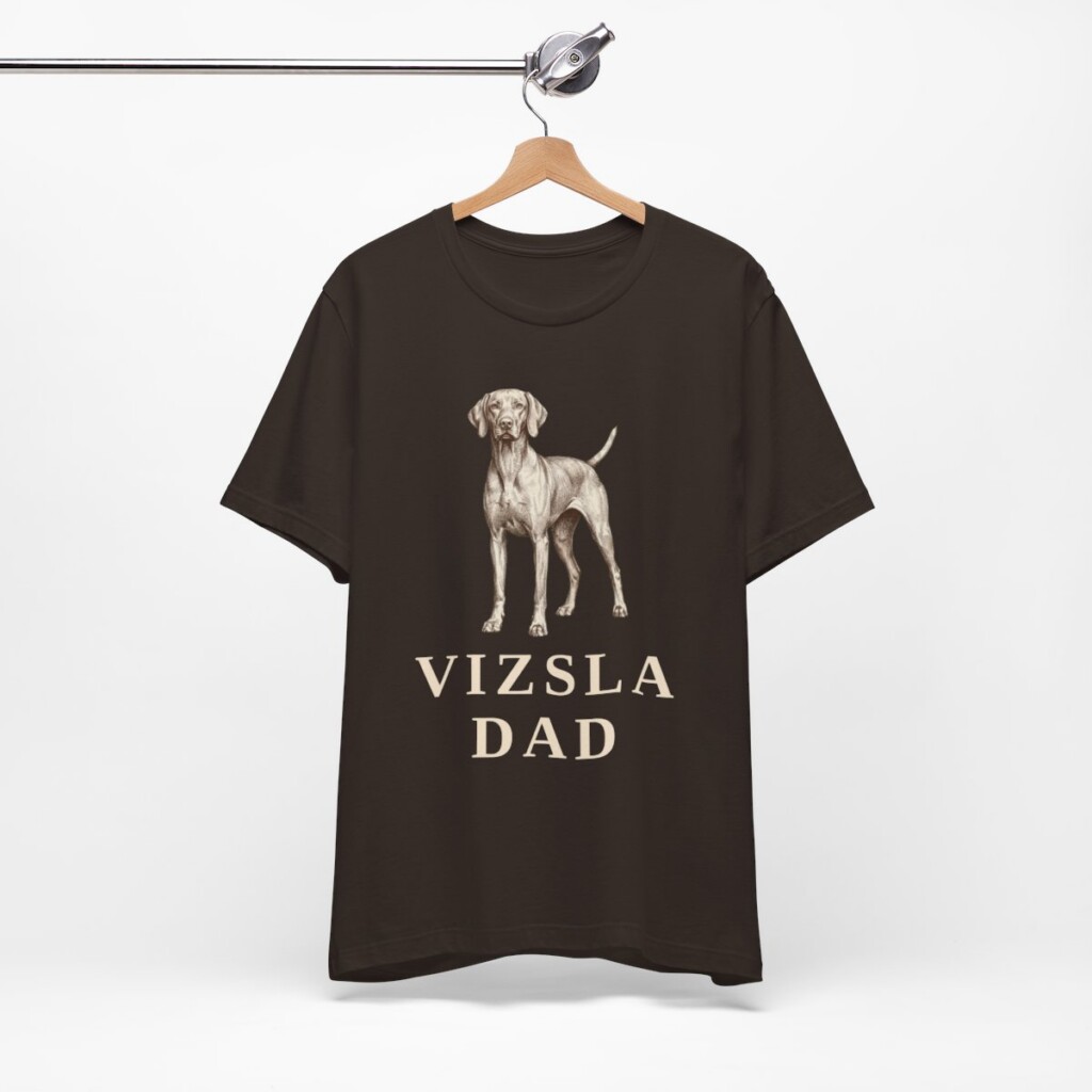 Vizsla Dad Shirt, Vintage Dog Sketch Tee, Dog Dad Gift