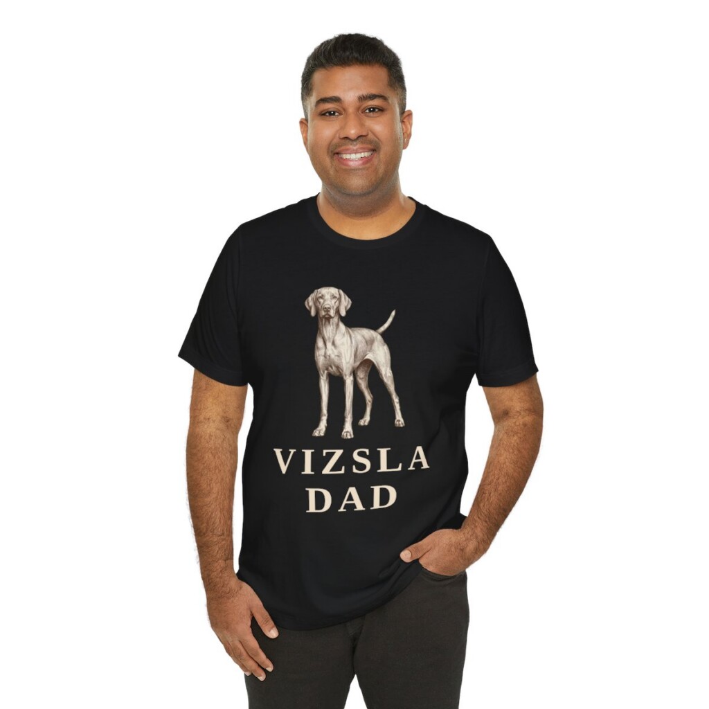Vizsla Dad Shirt, Vintage Dog Sketch Tee, Dog Dad Gift