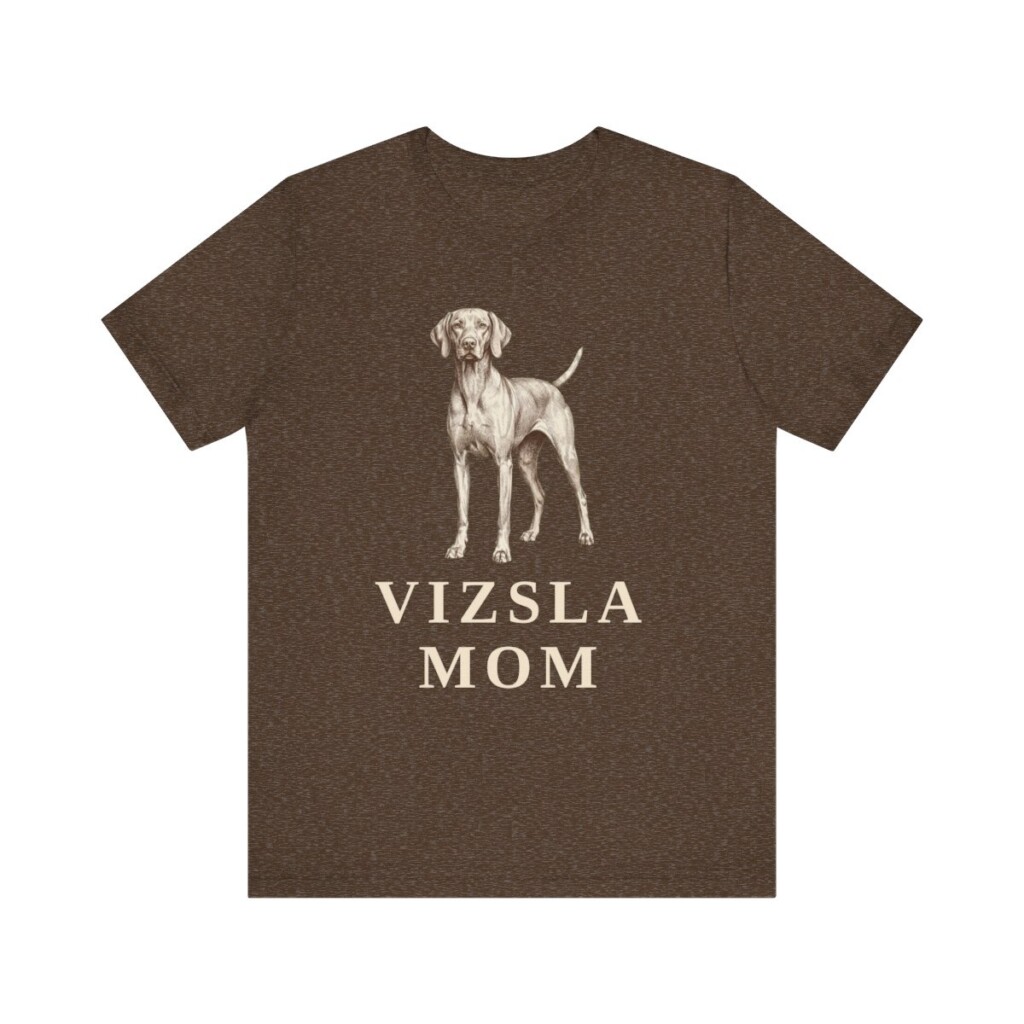 Vizsla Mom Shirt, Vintage Dog Sketch Tee, Dog Mom Gift Vizsla Mom Shirt, Vintage Dog Sketch Tee, Dog Mom Gift
