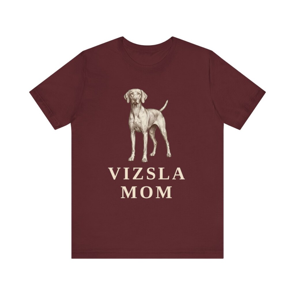 Vizsla Mom Shirt, Vintage Dog Sketch Tee, Dog Mom Gift Vizsla Mom Shirt, Vintage Dog Sketch Tee, Dog Mom Gift