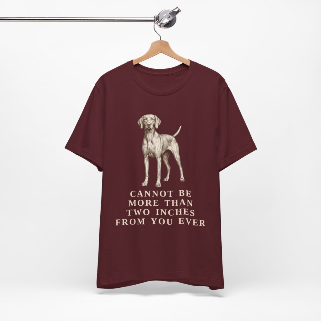 Vizsla Humor Shirt, Vintage Dog Sketch Tee, Dog Humor Gift