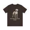 Weimaraner Dad Shirt, Vintage Dog Sketch Tee, Dog Dad Gift