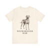 Weimaraner Dad Shirt, Vintage Dog Sketch Tee, Dog Dad Gift