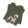 Weimaraner Dad Shirt, Vintage Dog Sketch Tee, Dog Dad Gift