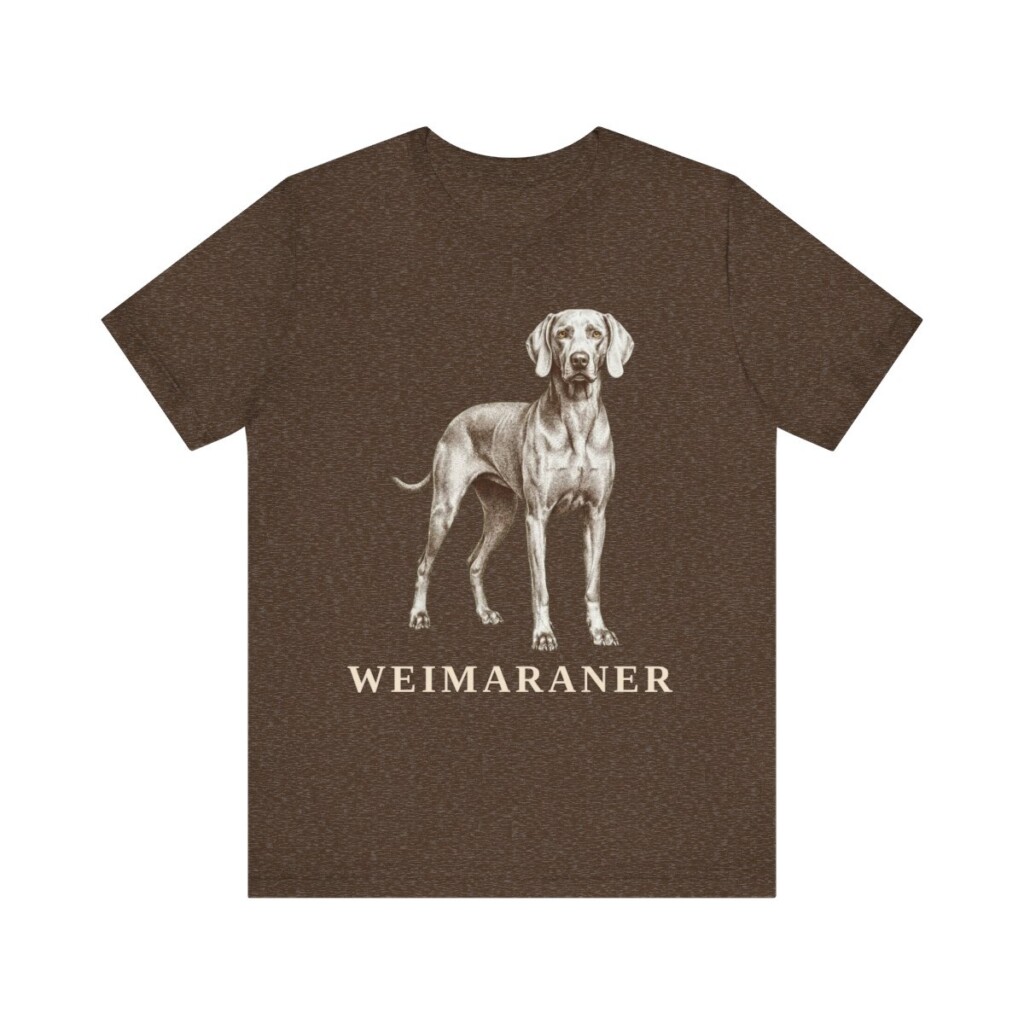 Weimaraner Lover Shirt, Vintage Dog Sketch Tee, Dog Lover Gift