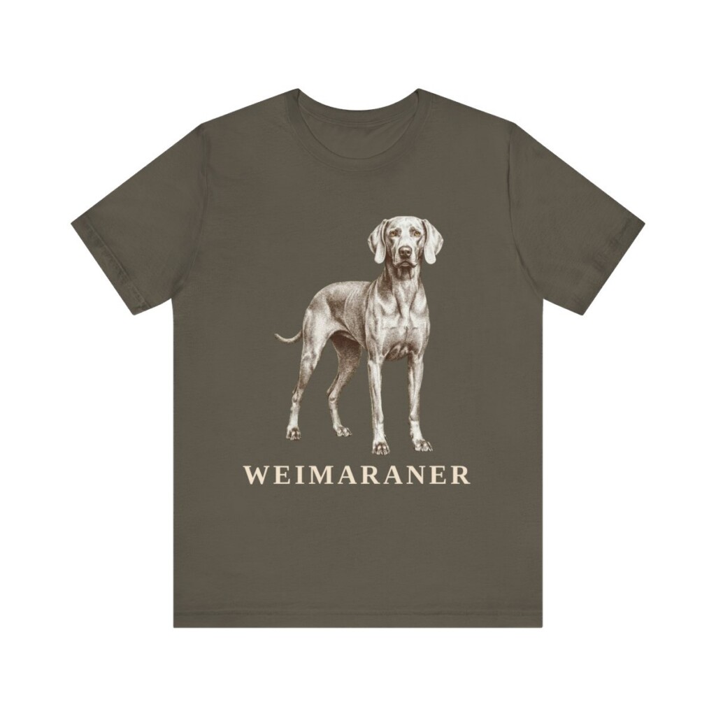 Weimaraner Lover Shirt, Vintage Dog Sketch Tee, Dog Lover Gift