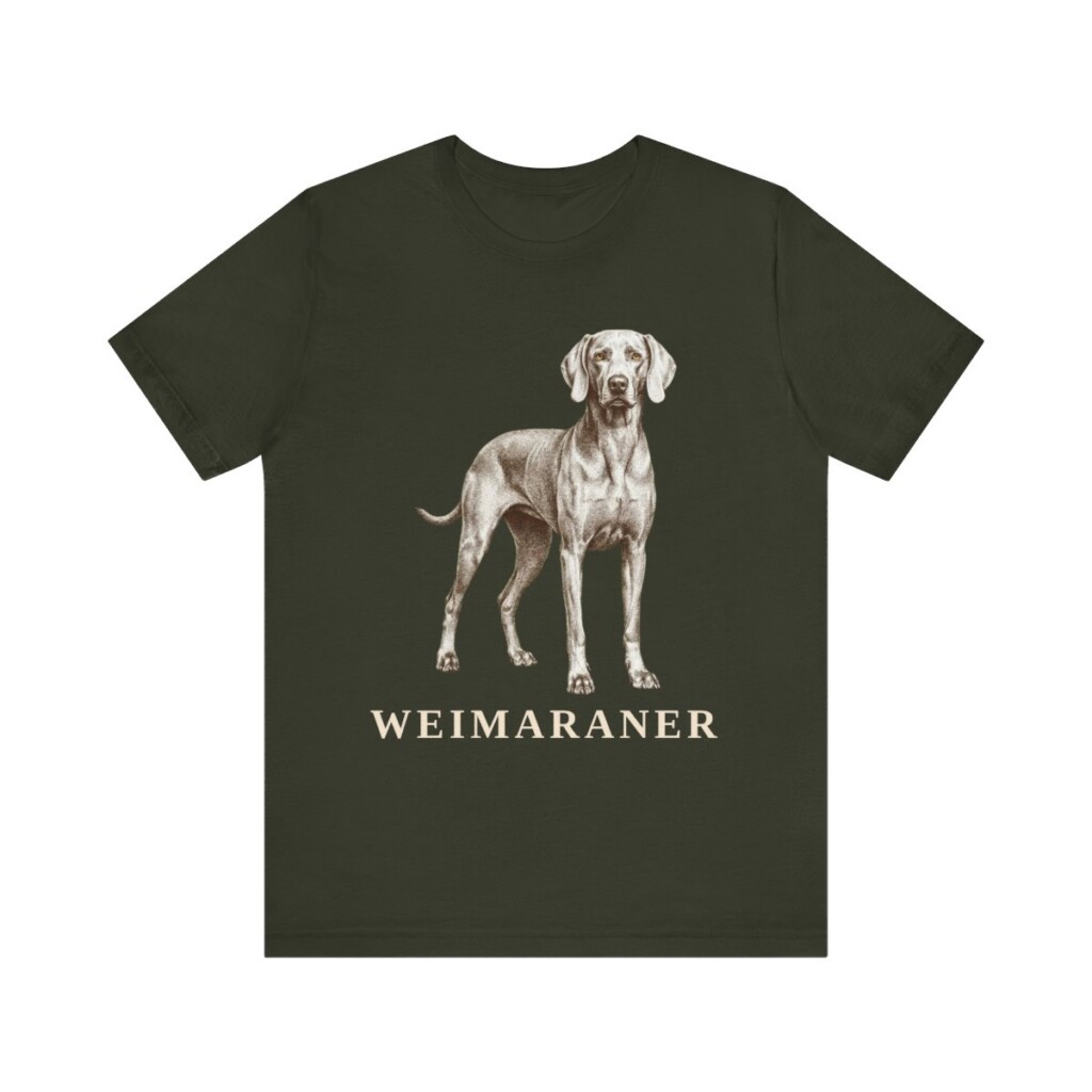 Weimaraner Lover Shirt, Vintage Dog Sketch Tee, Dog Lover Gift
