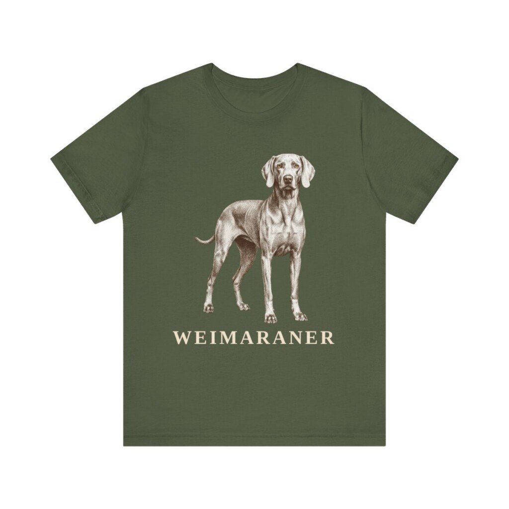 Weimaraner Lover Shirt, Vintage Dog Sketch Tee, Dog Lover Gift