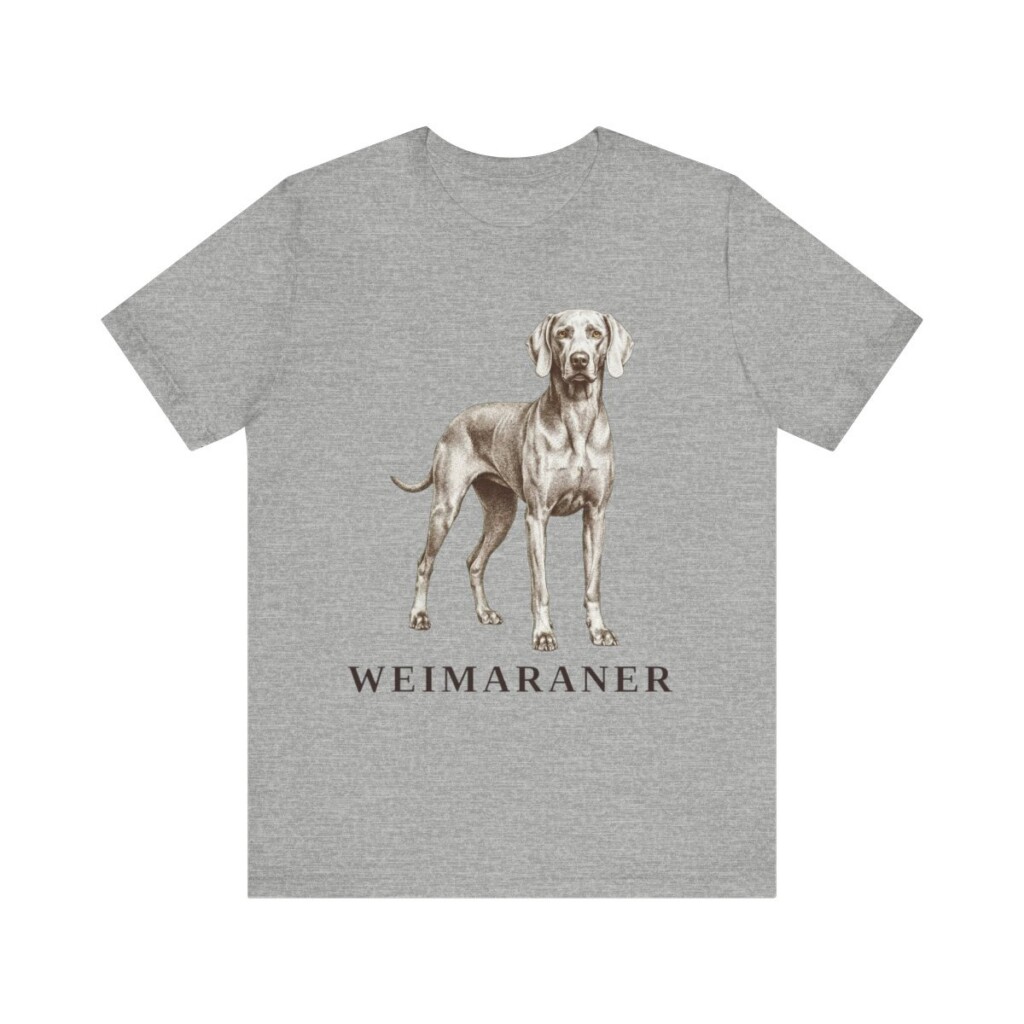 Weimaraner Lover Shirt, Vintage Dog Sketch Tee, Dog Lover Gift