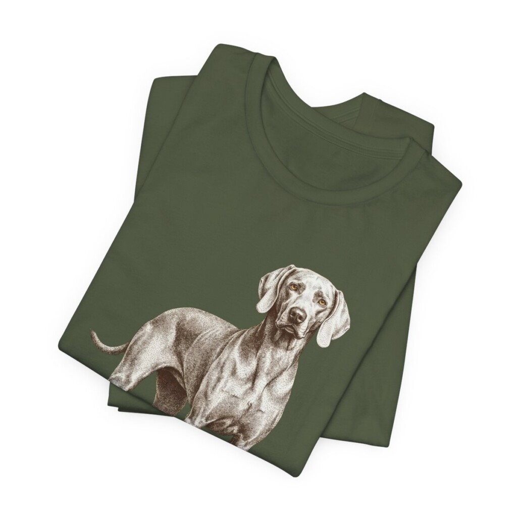 Weimaraner Lover Shirt, Vintage Dog Sketch Tee, Dog Lover Gift