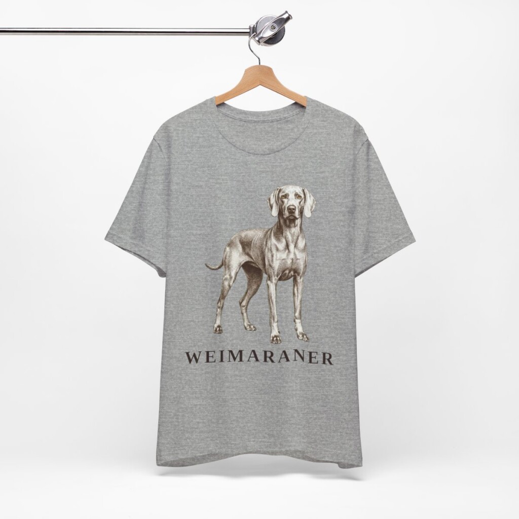 Weimaraner Lover Shirt, Vintage Dog Sketch Tee, Dog Lover Gift