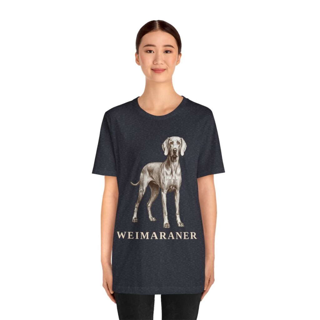 Weimaraner Lover Shirt, Vintage Dog Sketch Tee, Dog Lover Gift