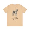 Welsh Terrier Dad Shirt, Vintage Dog Sketch Tee, Dog Dad Gift