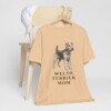 Welsh Terrier Mom Shirt, Vintage Dog Sketch Tee, Dog Mom Gift Welsh Terrier Mom Shirt, Vintage Dog Sketch Tee, Dog Mom Gift