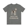 Welsh Terrier Lover Shirt, Vintage Dog Sketch Tee, Dog Lover Gift