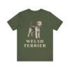 Welsh Terrier Lover Shirt, Vintage Dog Sketch Tee, Dog Lover Gift