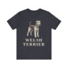 Welsh Terrier Lover Shirt, Vintage Dog Sketch Tee, Dog Lover Gift