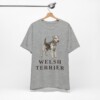 Welsh Terrier Lover Shirt, Vintage Dog Sketch Tee, Dog Lover Gift