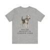 Welsh Terrier Humor Shirt, Vintage Dog Sketch Tee, Dog Humor Gift