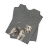 Welsh Terrier Humor Shirt, Vintage Dog Sketch Tee, Dog Humor Gift