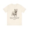 West Highland White Terrier Dad Shirt, Vintage Dog Sketch Tee, Dog Dad Gift