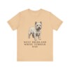 West Highland White Terrier Dad Shirt, Vintage Dog Sketch Tee, Dog Dad Gift