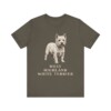 West Highland White Terrier Lover Shirt, Vintage Dog Sketch Tee, Dog Lover Gift West Highland White Terrier Lover Shirt, Vintage Dog Sketch Tee, Dog Lover Gift