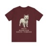 West Highland White Terrier Lover Shirt, Vintage Dog Sketch Tee, Dog Lover Gift West Highland White Terrier Lover Shirt, Vintage Dog Sketch Tee, Dog Lover Gift
