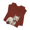 West Highland White Terrier Lover Shirt, Vintage Dog Sketch Tee, Dog Lover Gift West Highland White Terrier Lover Shirt, Vintage Dog Sketch Tee, Dog Lover Gift