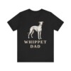 Whippet Dad Shirt, Vintage Dog Sketch Tee, Dog Dad Gift