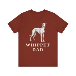 Whippet Dad Shirt, Vintage Dog Sketch Tee, Dog Dad Gift