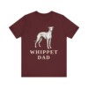 Whippet Dad Shirt, Vintage Dog Sketch Tee, Dog Dad Gift