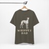Whippet Dad Shirt, Vintage Dog Sketch Tee, Dog Dad Gift