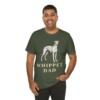 Whippet Dad Shirt, Vintage Dog Sketch Tee, Dog Dad Gift