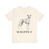 Whippet Lover Shirt, Vintage Dog Sketch Tee, Dog Lover Gift