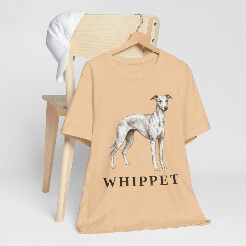 Whippet Lover Shirt, Vintage Dog Sketch Tee, Dog Lover Gift