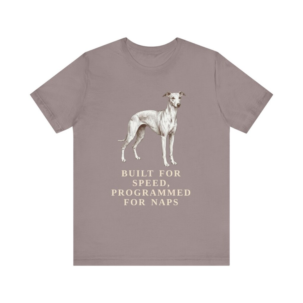Whippet Humor Shirt, Vintage Dog Sketch Tee, Dog Humor Gift