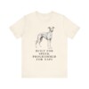 Whippet Humor Shirt, Vintage Dog Sketch Tee, Dog Humor Gift