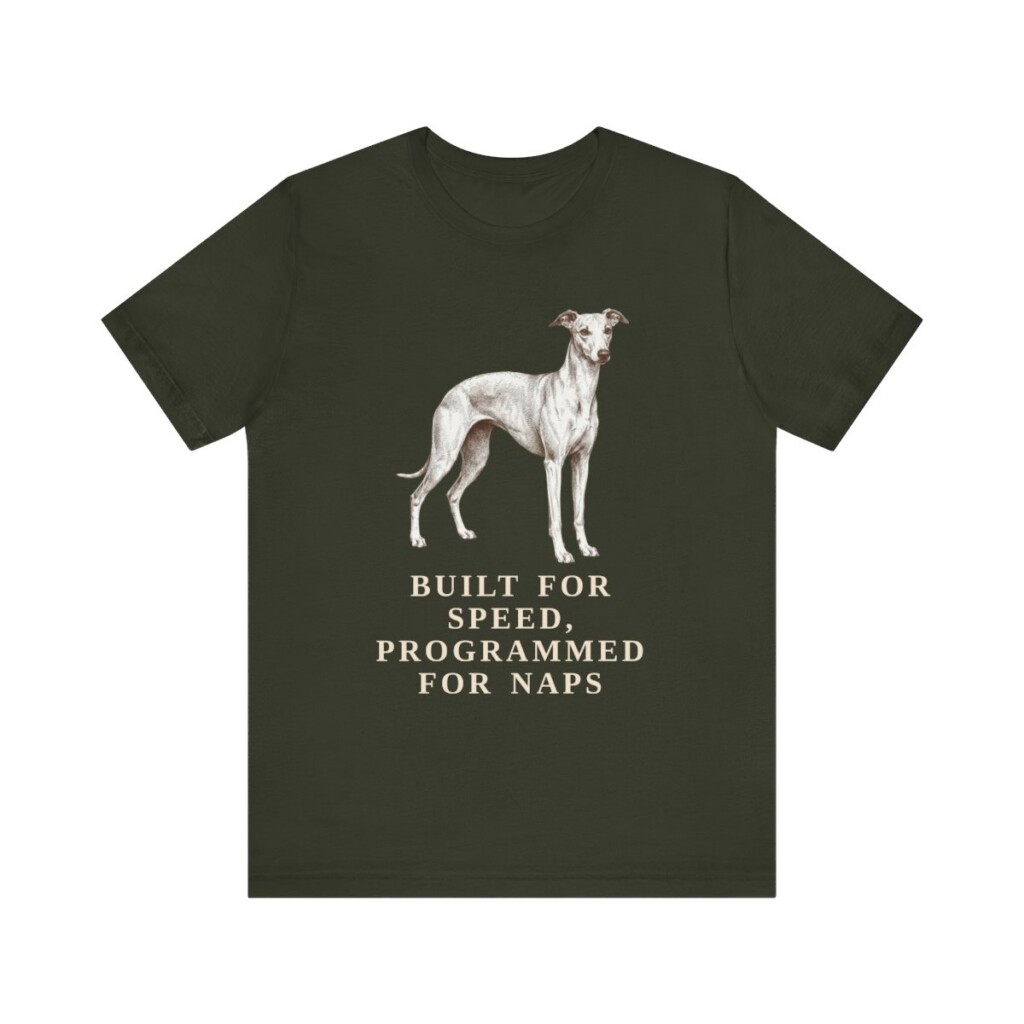 Whippet Humor Shirt, Vintage Dog Sketch Tee, Dog Humor Gift