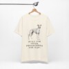 Whippet Humor Shirt, Vintage Dog Sketch Tee, Dog Humor Gift