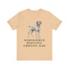 Wirehaired Pointing Griffon Dad Shirt, Vintage Dog Sketch Tee, Dog Dad Gift