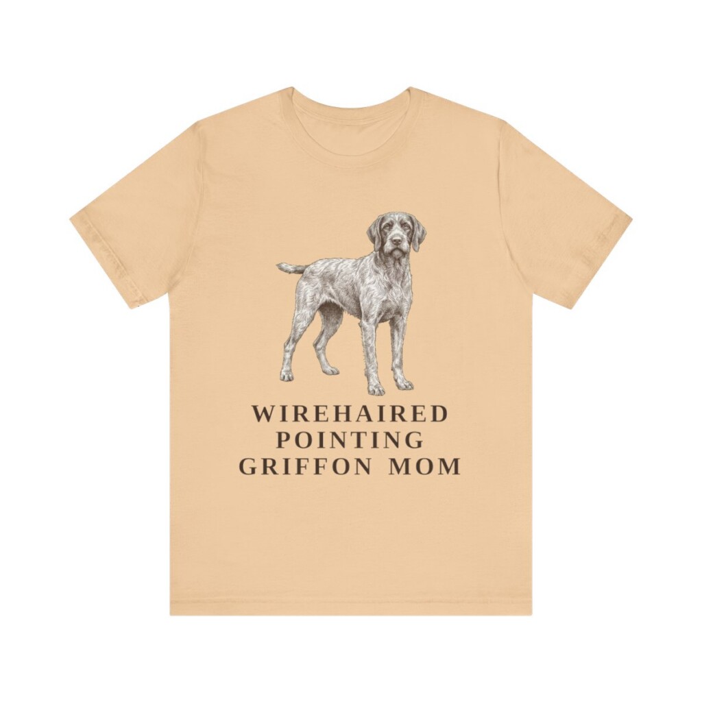 Wirehaired Pointing Griffon Mom Shirt, Vintage Dog Sketch Tee, Dog Mom Gift Wirehaired Pointing Griffon Mom Shirt, Vintage Dog Sketch Tee, Dog Mom Gift